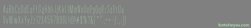 ThinfingersThinfingers Font – Green Fonts on Gray Background