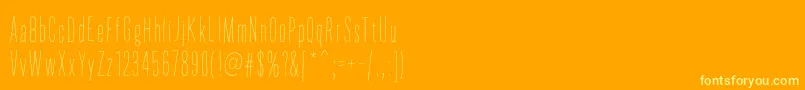 More about ThinfingersThinfingers Font ThinfingersThinfingers Font – Yellow Fonts on Orange Background