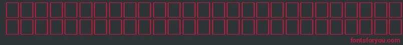 fuente NeptuneRegular – Fuentes Rojas Sobre Fondo Negro