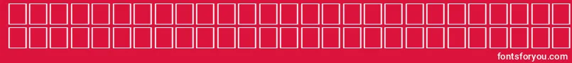 NeptuneRegular Font – White Fonts on Red Background