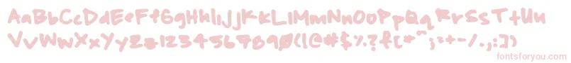 Шрифт Beasley – розовые шрифты