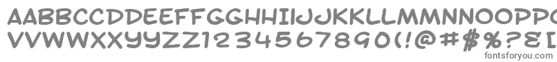 Шрифт SfToontimeExtendedBold – серые шрифты