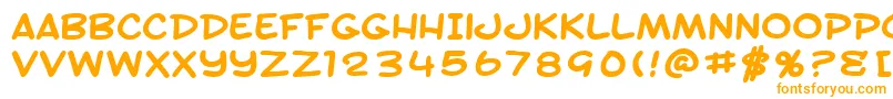 Шрифт SfToontimeExtendedBold – оранжевые шрифты