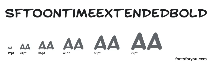 SfToontimeExtendedBold Font Sizes