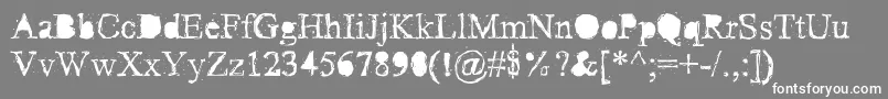 More about Pud Font Pud Font – White Fonts on Gray Background