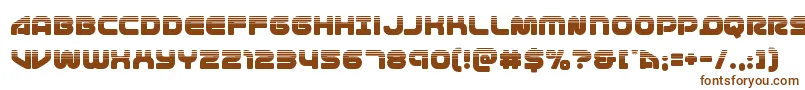 Шрифт 1stenterpriseshalf – коричневые шрифты на белом фоне