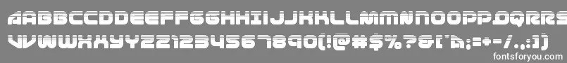 フォント1stenterpriseshalf – 灰色の背景に白い文字