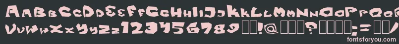 Fitsvamp Font – Pink Fonts on Black Background