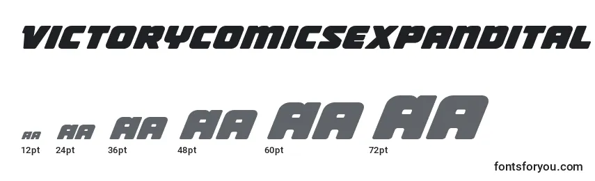 Victorycomicsexpandital Font Sizes