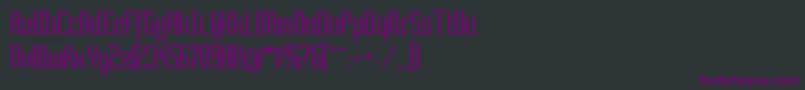 Sonorm Font – Purple Fonts on Black Background