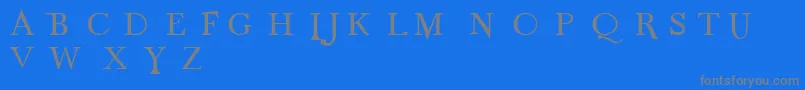 Odnt Font – Gray Fonts on Blue Background