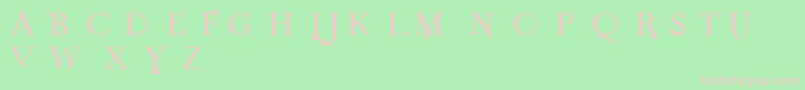 Odnt Font – Pink Fonts on Green Background