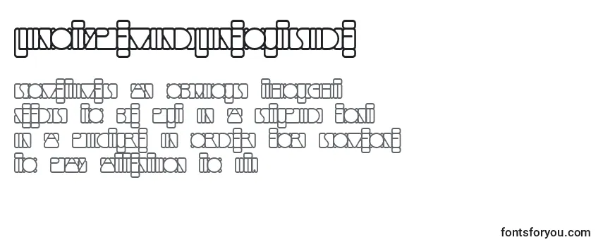 Schriftart LinotypemindlineOutside