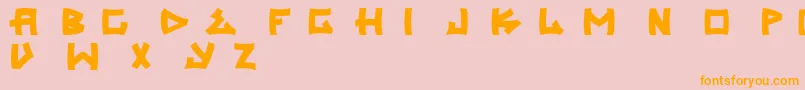 Подробнее о шрифте Trasher Шрифт Trasher – оранжевые шрифты на розовом фоне