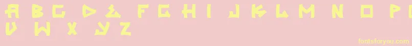 Подробнее о шрифте Trasher Шрифт Trasher – жёлтые шрифты на розовом фоне