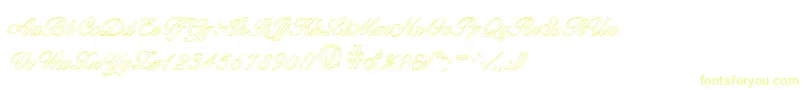 BallantinesoutlineRegular Font – Yellow Fonts