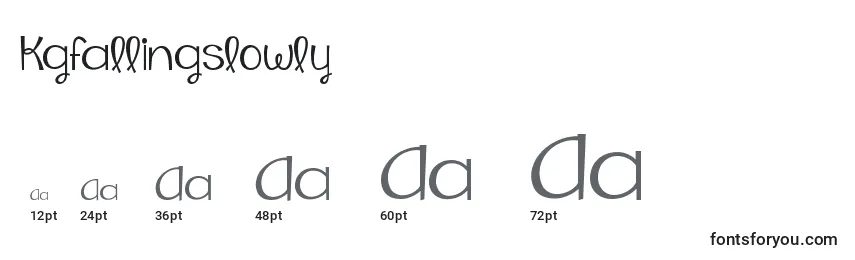 Kgfallingslowly Font Sizes