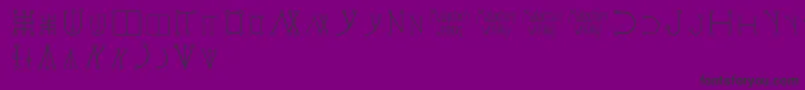 Malachimwriting Font – Black Fonts on Purple Background