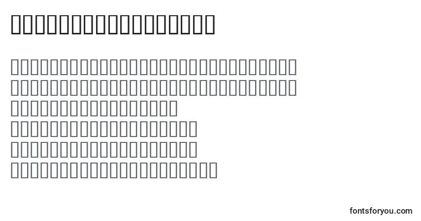 Шрифт LinotypemaralBold – алфавит, цифры, специальные символы