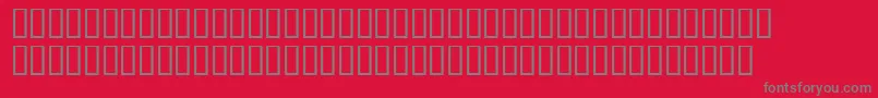 LinotypemaralBold Font – Gray Fonts on Red Background
