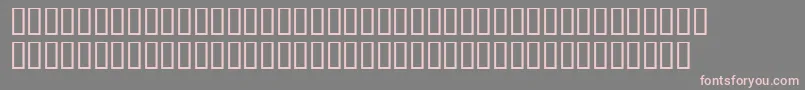 LinotypemaralBold-fontti – vaaleanpunaiset fontit harmaalla taustalla