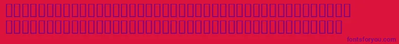 LinotypemaralBold Font – Purple Fonts on Red Background
