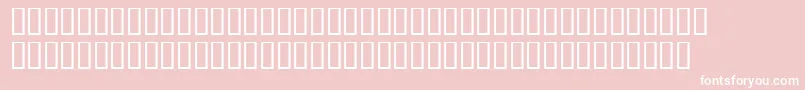 LinotypemaralBold Font – White Fonts on Pink Background