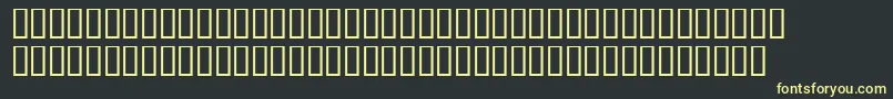 LinotypemaralBold Font – Yellow Fonts on Black Background