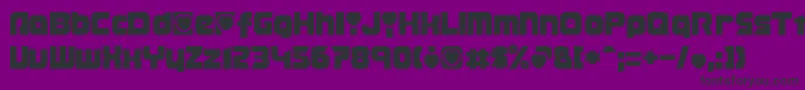 Transmaidens Font – Black Fonts on Purple Background