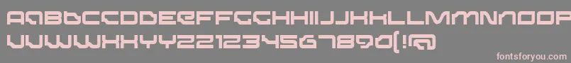 DominatorMedium Font – Pink Fonts on Gray Background