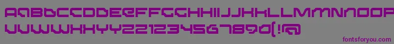 DominatorMedium Font – Purple Fonts on Gray Background