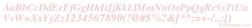 LatinskijcBolditalic Font – Pink Fonts