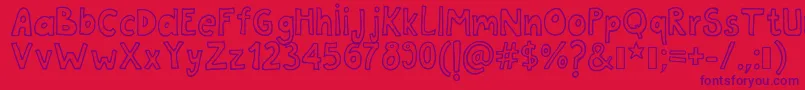 More about Tanaestelwhiteletter01Regular Font Tanaestelwhiteletter01Regular Font – Purple Fonts on Red Background