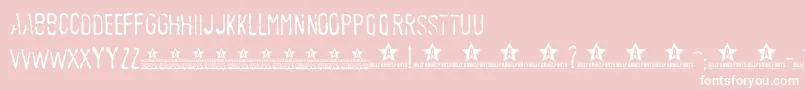 SedexPersonalUse Font – White Fonts on Pink Background