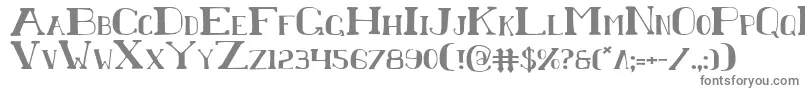 Шрифт ChardinDoihle – серые шрифты