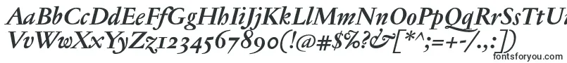 Шрифт JannontextmedosfBolditalic – типографские шрифты