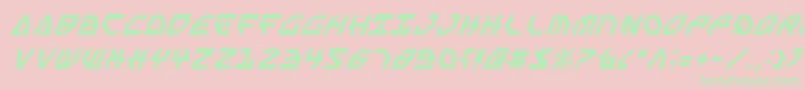 Sscriptv2i Font – Green Fonts on Pink Background