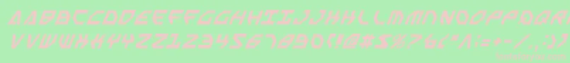 Sscriptv2i Font – Pink Fonts on Green Background