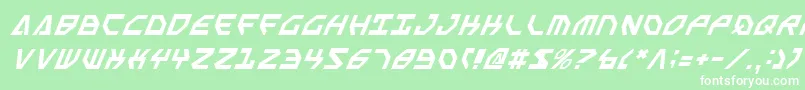 Sscriptv2i Font – White Fonts on Green Background