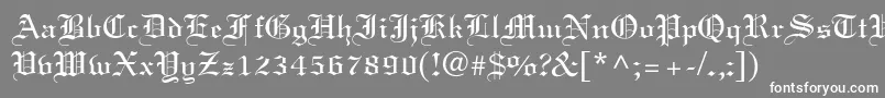 Elliott Font – White Fonts on Gray Background