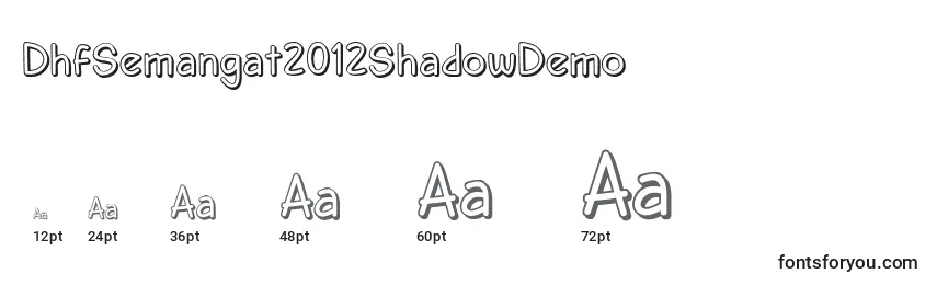 DhfSemangat2012ShadowDemo Font Sizes