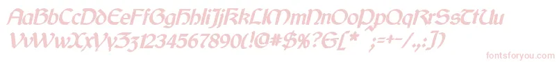 CyrodiilBoldItalic Font – Pink Fonts