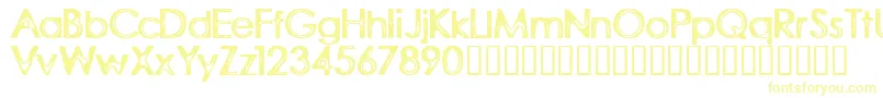 RubberWalls Font – Yellow Fonts