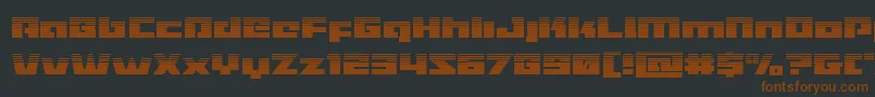Подробнее о шрифте Turbochargehalf Шрифт Turbochargehalf – коричневые шрифты на чёрном фоне