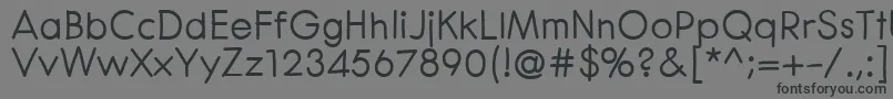 CenturaRoundBold Font – Black Fonts on Gray Background