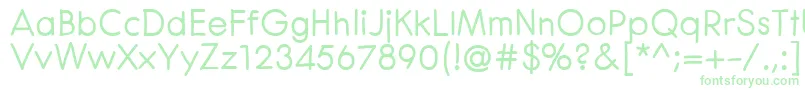 CenturaRoundBold Font – Green Fonts on White Background