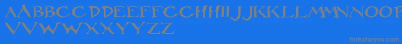 En savoir plus sur la police RackhamRegular Police RackhamRegular – polices grises sur fond bleu