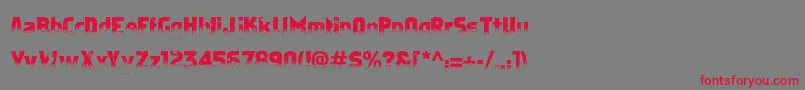 More about ApostateCancer Font ApostateCancer Font – Red Fonts on Gray Background