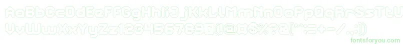 TheBrainHollow Font – Green Fonts