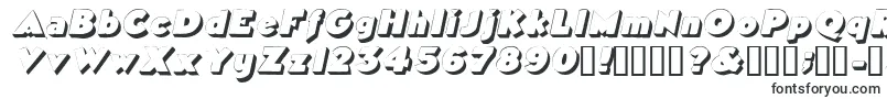 Шрифт TricorneoutlinesskItalic – технические шрифты